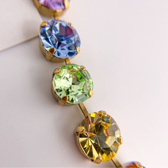 Loren Hope Retired Arista Rainbow Ombré Necklace. 17”-21”. NWT - Picture 12 of 16